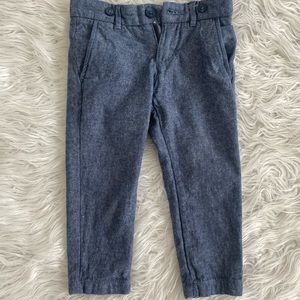 Blue casual pants for toddler